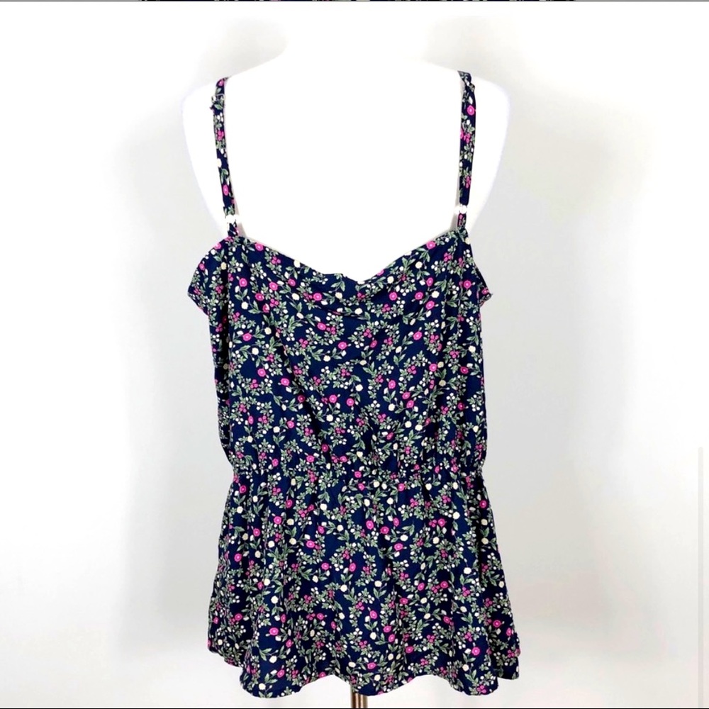 🌷 Pretty Floral Printed Blouse by gibson ~ Size XL
